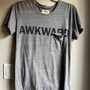 ELIZABETH & JAMES "AWKWARD" GRAY TEE